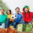 thumbnail image 4 of 20 Pcs Sports Party Favor Bags Football Goodie Gift Bag with Handles for Soccer Baseball Basketball Football Sports Themed Birthday Baby Shower Party Supplies Decorations, 4 of 7