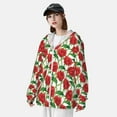 thumbnail image 5 of Xecao Rose Flowers for Sun Shirt-A lightweight, hoodie-style long-sleeve UV protection garment designed for other outdoor activities., 5 of 9