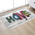 thumbnail image 3 of Modern Printed Flannel Area Rug 3D HOME Letter Printed Room Area Rug Floor Carpet For Living Room Bedroom Home Decorative Pad, 3 of 6