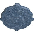 thumbnail image 3 of 36"W x 26"H x 1 1/2"P Pesaro Ceiling Medallion, Hand-Painted Americana Crackle, 3 of 4
