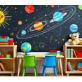 thumbnail image 4 of Outer Space Themed Colorful Backdrop Banner with Planets Stars and Sun for Kids Room Decor Party Supplies Photography Props Classroom Decoration Space Party Decorations, 4 of 8