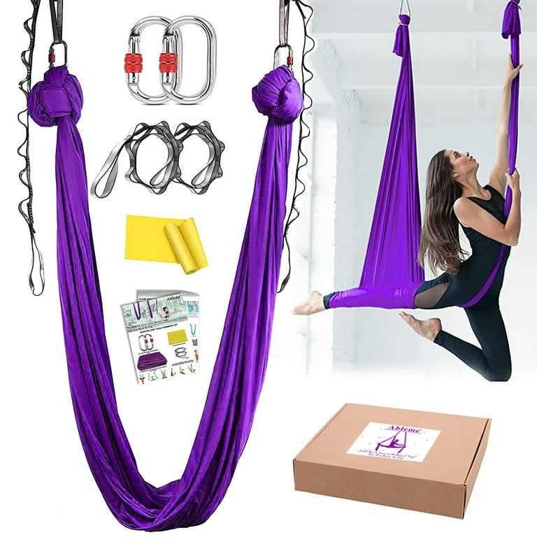 Versatile Fitness Stand for Home & Outdoor | Easy 5-Min Setup | Supports  Yoga Aerial Silks, Swings, Hammocks, Olympic Rings | Stable Solid Aluminum