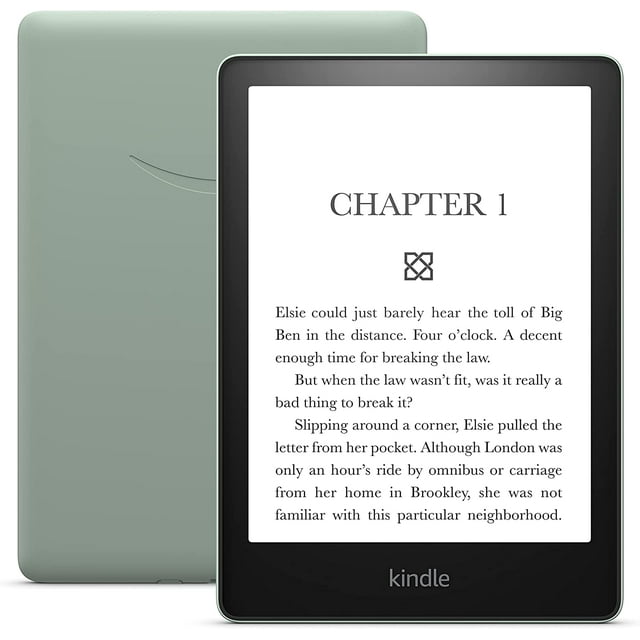 Kindle Paperwhite (16 Go) – Maintenant avec un Écran de 6.8 Pouces et Lumière Chaude Réglable – Vert