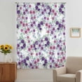 thumbnail image 2 of Purple Pink Roses Sheer Curtains 63 Inches Long, Spring Floral Elegant Pastoral Botanical Light Filering Curtains, Breathable Simi Curtain Privacy Drapes for Living Room Bedroom Window Treatment, 2 of 9