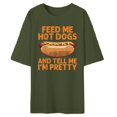 thumbnail image 4 of CONZONE Mens Tshirts Short Sleeve T-Shirts for Men Crew Neck Funny Hotdog Graphic Casual Summer Tee Tops, 4 of 4