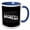 Blue/White, variant on 3drose, Bravery Sacrifice Honor Patriotic Typography, 15oz Mug