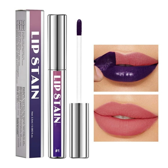 SIfdSeng Lipgloss for Women Peel Off Lip Stain Lip Tint 3 Color Long Lasting Peel Off Lip Gloss Liquid Lipstick Lip Gloss Lip Stain Non Stick Cup Peel Off Lipstick Lip Stain Peel