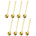 thumbnail image 1 of Unique Bargains 8Pack 5' Stainless Steel Espresso Spoons Mini Coffee Spoon Teaspoon, Gold, 1 of 4