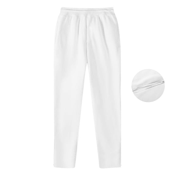 purcolt Womens Baggy Sweatpants, Straight Wide Leg Elastic Waist Joggers Pants Workout Casual Trousers, Side Zipper Hem