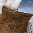 thumbnail image 3 of Home Soft Things Textured Velvet Pillow Covers (Set of 2), - Tobacco Brown - 26" x 26", 3 of 4