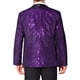 thumbnail image 3 of CHAQUETAS DE TRAJE INSPIRE CHIC PARA HOMBRES, CON LENTEJUELAS BRILLANTES Y METÁLICAS, ESTILO ARGYLE Y CUADROS, COLOR PÚRPURA, 3 of 4