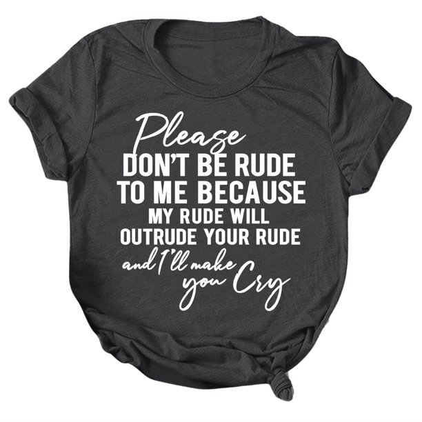 Gibobby Camisetas de verano para mujer Tops Camiseta para mujer O Cuello Daily Loose Fashion Top(Gris oscuro,M)