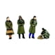 thumbnail image 1 of 4 piezas 1:64 Figura de personaje de diorama realista Figuras de personas Figuras de acción de Diorama para accesorios de fotografía Diseño de, 1 of 9