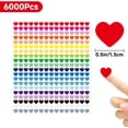 thumbnail image 2 of 6000 Piece Heart Stickers 0.5 Inch Tiny Mini Small Shape Adhesive Valentine Love Envelope Seal Card Crafts, 2 of 7