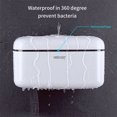 thumbnail image 4 of Amdohai No Drilling Wall Mounted Multifunctional Paper Roll Tissue Box Tube, 4 of 7