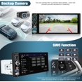 thumbnail image 5 of Single Din Car Stereo with Carplay&Android Auto,6.8 Inch 1 Din Touchscreen Car Radio with Bluetooth FM Radio Mirror Link for iOS/Android USB/Type C SWC Multimedia Player+Backup Camera, 5 of 5