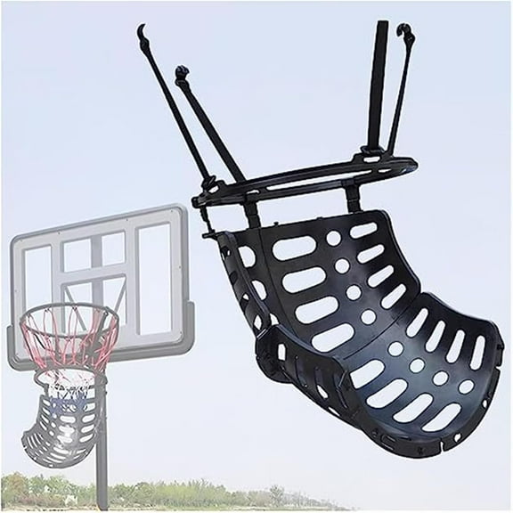 Gamvdout Basketball Hoop Returner Basketball Shot Return Apparatus Simple Basketball Return Attachment  Pro Universal Ball Rebounder - No Ball Pickup  Indoor Outdoor - Lightweight Shot Trainer For Ad