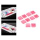 thumbnail image 5 of Juego de 10 teclas transparentes para bricolaje, kit de teclas PBT totalmente transparentes para maquinaria. rojo, 5 of 9