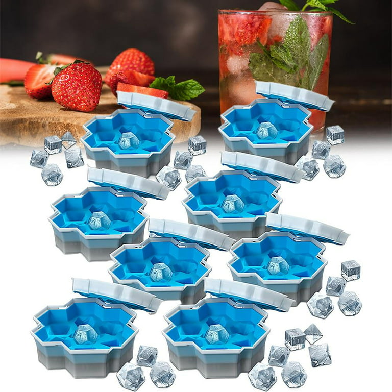 Ice Dice Sieve Ice Mold Ice Bucket Game Tray Soft Frozen Silicone Trays