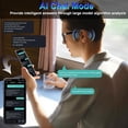 thumbnail image 4 of KWENRUN Ai Translation Smart Glasses with ChatGPT 164+ Language Translation Translator Glasses Physical Color-Change Lenses for Women Men, 4 of 6