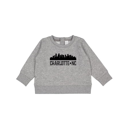 Inktastic Charlotte North Carolina Skyline Nc City Baby Sweatshirt