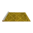 thumbnail image 2 of Ahgly Company Machine Washable Indoor Rectangle Abstract Yellow Modern Area Rugs, 7' x 9', 2 of 4