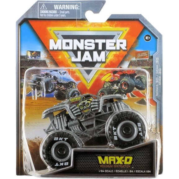 Monster Jam 2023 Spin Master 1:64 Diecast Truck Series 30 Legacy Trucks Max-D