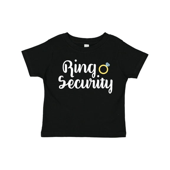 Inktastic Ringbearer Ring Security White Text Boys or Girls Toddler T-Shirt