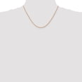thumbnail image 2 of Auriga Fine Jewelry 14K Rose Gold 10.8mm Rope Chain Necklace 18inch for Women, 2 of 5