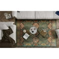 thumbnail image 1 of 94 x 134 in. Teal Polypropylene Rug, 1 of 1