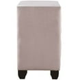 thumbnail image 6 of Nightstand, Bedroom Upholstery Nightstand with Two Drawers and Diamond Handles, Modern and Contemporary Fabric Upholstered 2-Drawer Wood Nightstand (Gray), 6 of 7