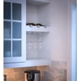 thumbnail image 2 of Three Glass Under Cabinet Stemware Rack 10" Long X 4-1/16" Wide X 1-3/8" Tall, 2 of 5
