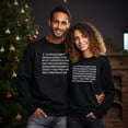 thumbnail image 2 of EcoLoom 3.1415926 π Noun Midweight Crewneck Sweatshirt Black-3XL, 2 of 4