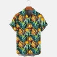 thumbnail image 4 of GERsome Hawaiian Shirts for Men Summer Beach Casual Short Sleeve Button Down Shirts Printed Tropical Vacation Shirts S-3XL, 4 of 5