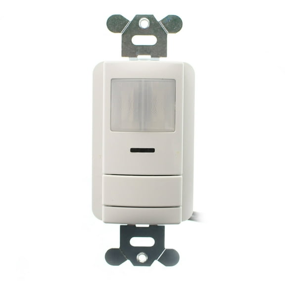Sensor Switch Wall Mount Motion Sensor, PDT Passive Dual Technology Wall Mount Occupancy Sensor, Single Relay, White (WSX PDT WH) CA2