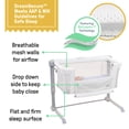 thumbnail image 4 of SwaddleMe by Ingenuity DreamSecure 2-in-1 Co-Sleeping Bassinet with AirLoom+ technology, Unisex - Cream, 4 of 17