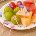 thumbnail image 6 of Hariumiu 6Pcs Fruit Pick Reusable Bento Food Picks Cute Rainbow Star Heart Shapes Fruit Fork Easy to Clean for Kids, 6 of 7