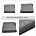 Unique Bargains Plastic Square Plant Pot Saucer Flower Drip Tray