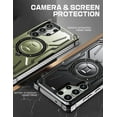 thumbnail image 5 of Compatible with Samsung Galaxy S24 Ultra Case Magsafe Stand Heavy Duty Case for Men Women Magnetic Shockproof Protective Ostand Green, 5 of 5