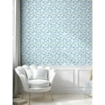 thumbnail image 5 of Ambesonne Flower Peel & Stick Wallpaper for Home, Botanical Spring Vibe, 13"x100", Pale Green and Pale Blue, 5 of 6