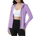 thumbnail image 7 of Sun Protection Hoodie for Womens Summer Upf 50+ Sun Protection Hoodie Jacket with Mask Front Zipper Long Sleeve Shirts with Thumb Holes Fishing Hiking Swim Cover Up for Women, 7 of 7