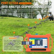 PQWT Underground Water Detector, Up to 492ft (150m) Professional Water Finder Locator, Touchscreen Auto Mapping Detector with Carry Case