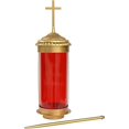 thumbnail image 1 of VIIACA Grave Lights for Cemetrey Grave Markers for Cemetery for Humans, Memorial Candle Lantern Outside Lights for Yard with Long Stake, Memorial Bereavement Gifts (D2 Non), 1 of 7