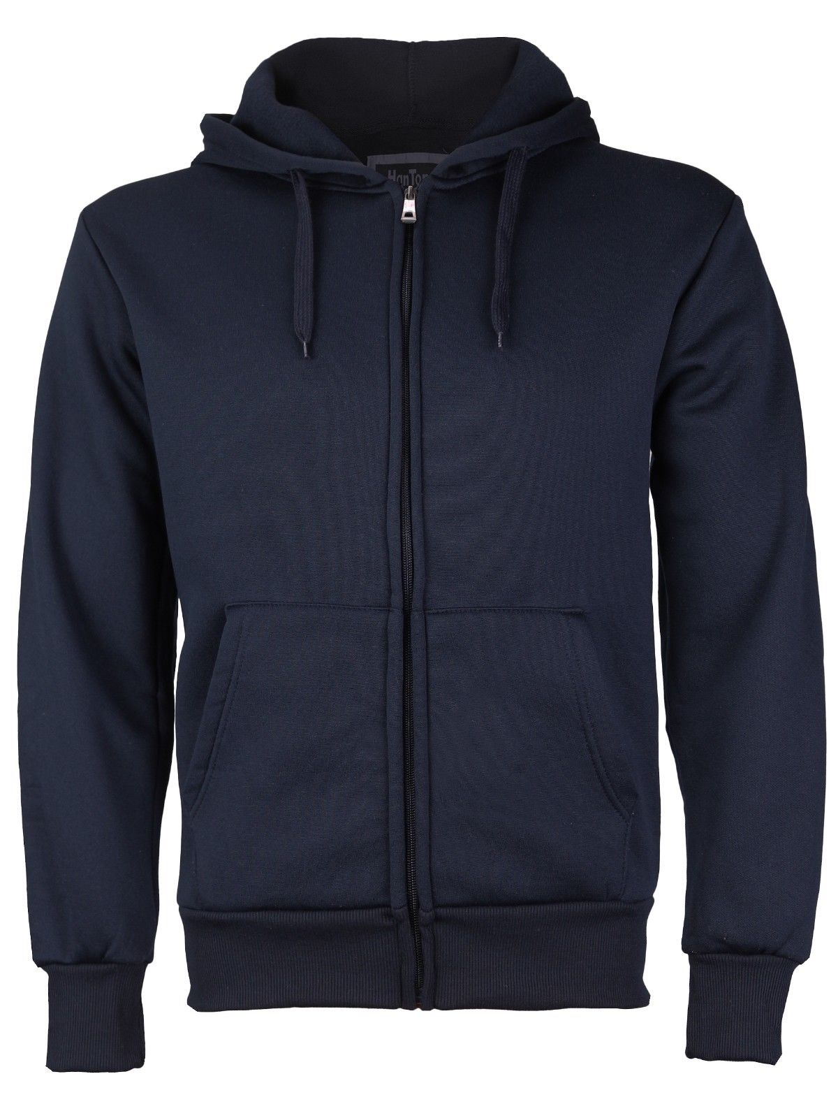 VKWEAR Men's Cotton Blend Zip Up Drawstring Fleece Lined Sport Gym