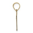thumbnail image 2 of Diamond2Deal 14K Pendentif Initial Lettre T en Or Jaune pour Femmes, 2 of 6