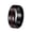 Red, variant on Men's Women's Stainless Steel Enamel Black Matte Statement Ring 8MM Comfit Wedding Couple Band Red Size 12