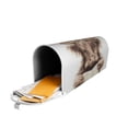 thumbnail image 3 of Lsque Relaxed Cute Cow Reading Mailbox Cover Standard Size ,Magnetic Mailbox Covers Post Wraps Letter Box Cover -25.5x21 in, 3 of 9