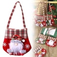 thumbnail image 2 of Fall Decor Portable Santa Christmas Doll Bags 3D Design Fabric for Wrapping Xmas Bags, 2 of 8