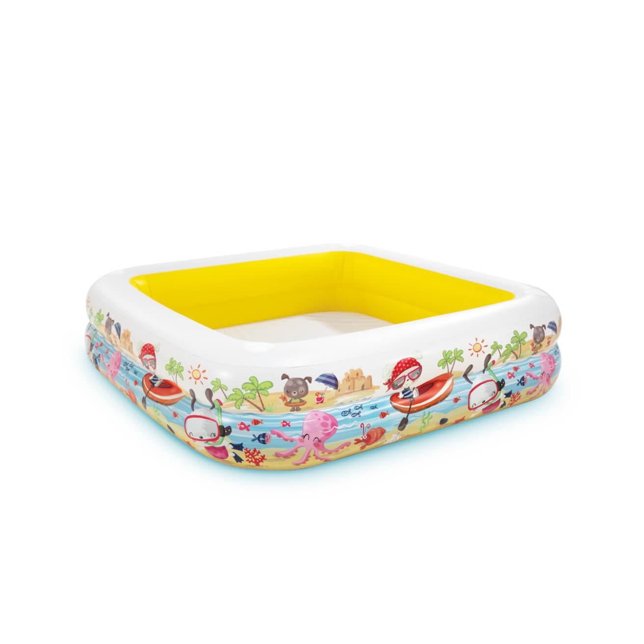 Intex Sun Shade Pool for Kids, Age 2+, Inflatable Pool with Removable Canopy