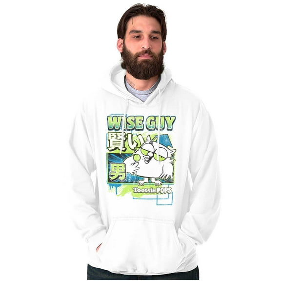 Tootsie Pop Mr Owl Kanji Wise Guy Hoodie Sweatshirt Women Men Brisco Brands S